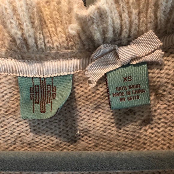 Tan Anthropologie HWR Sweater Coat - Picture 5 of 8